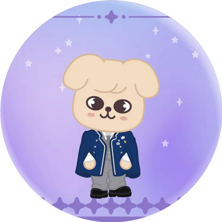 Stray Kids 4th Fanmeeting Skz’s Magic School Anime Badge
