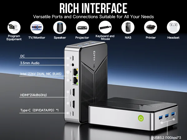 GMKtec NUCBOX K9 ミニPC AMD Ryzen™ 9 8945HS -- NucBox K11