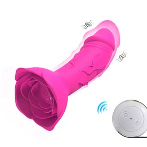 Wireless Remote Control Vibrating Rose Anal Plug