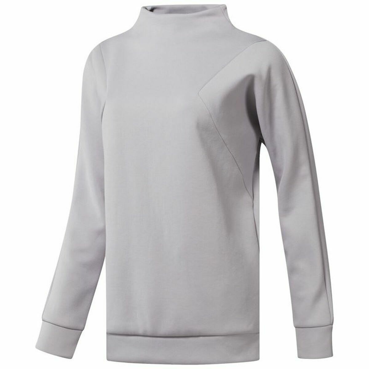 Women&rsquo;s Sweatshirt without Hood Reebok Training Supply Crew Light grey