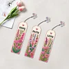 3Pcs Diamond Painting Flower Bookmark Making Kit for Book Lovers