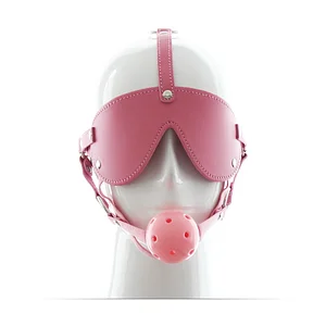 Bdsm Mouth Ball Gag With Eyeshade Combination Set Sex Toy For Adults