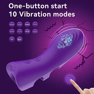 10 Frequency Finger Clitoral Vibrator