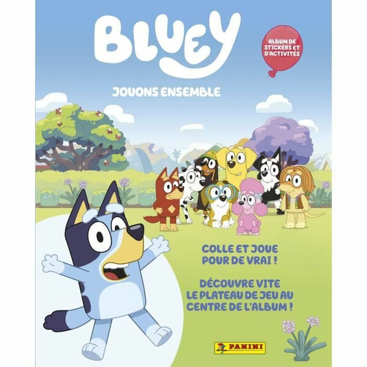 Pack of stickers Panini Bluey 2