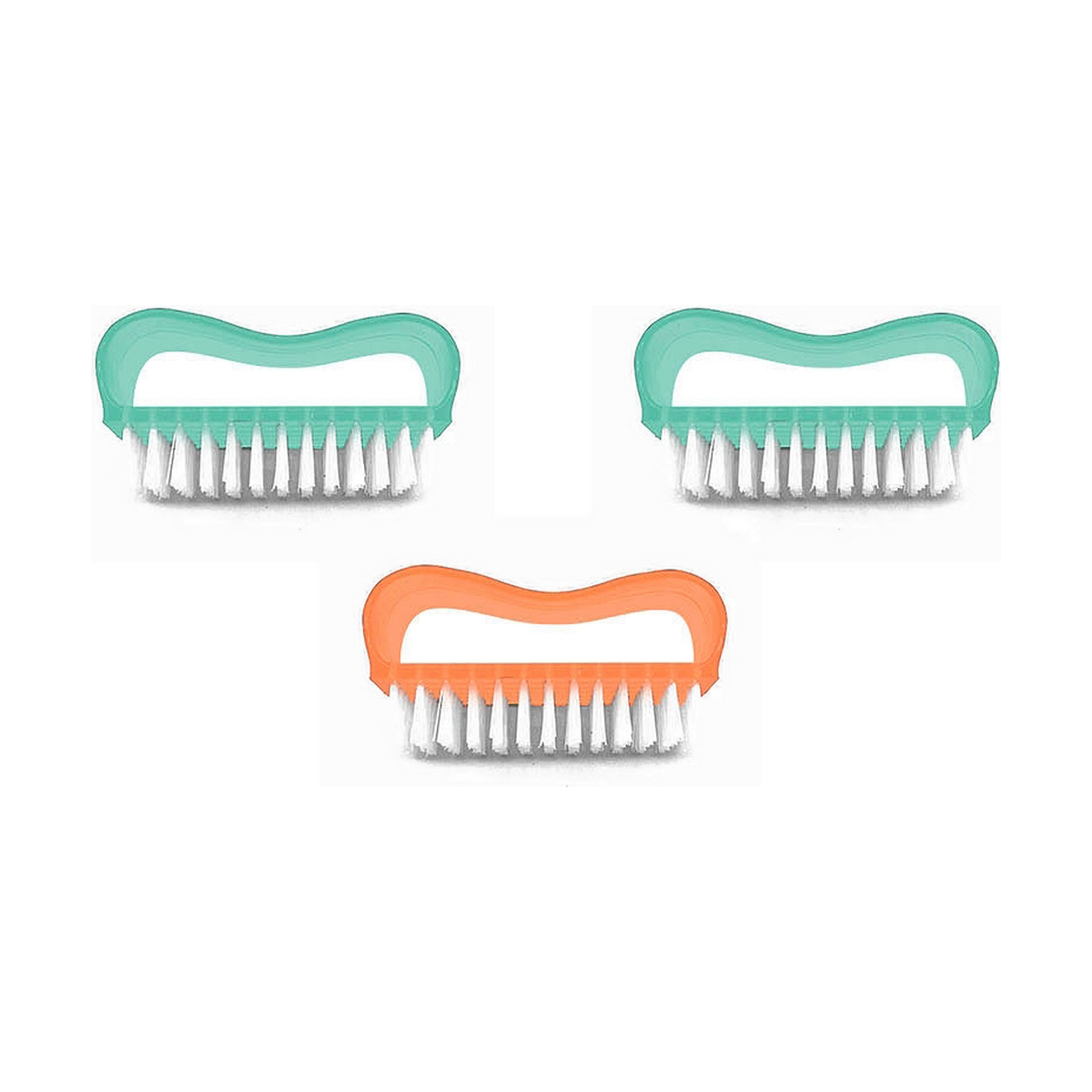 Brush set Plastic 8 cm (3 Pieces) (3 Units)