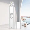 Electric Dog Nail Grinder Rechargeable Pet Nail Trimmer 2-Speed Cat Nail Grinder