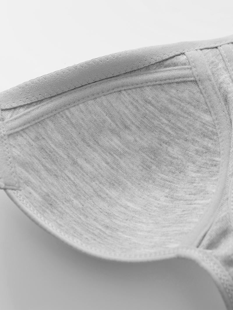 FZ 4/2PCS EssElegance Adjustable Front Closure Push-Up Bra Wire-Free, Seamless & Side Support for Daily Wear, Spring-Summer Comfort