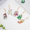 5pcs DIY Diamond Painting Christmas Keychains