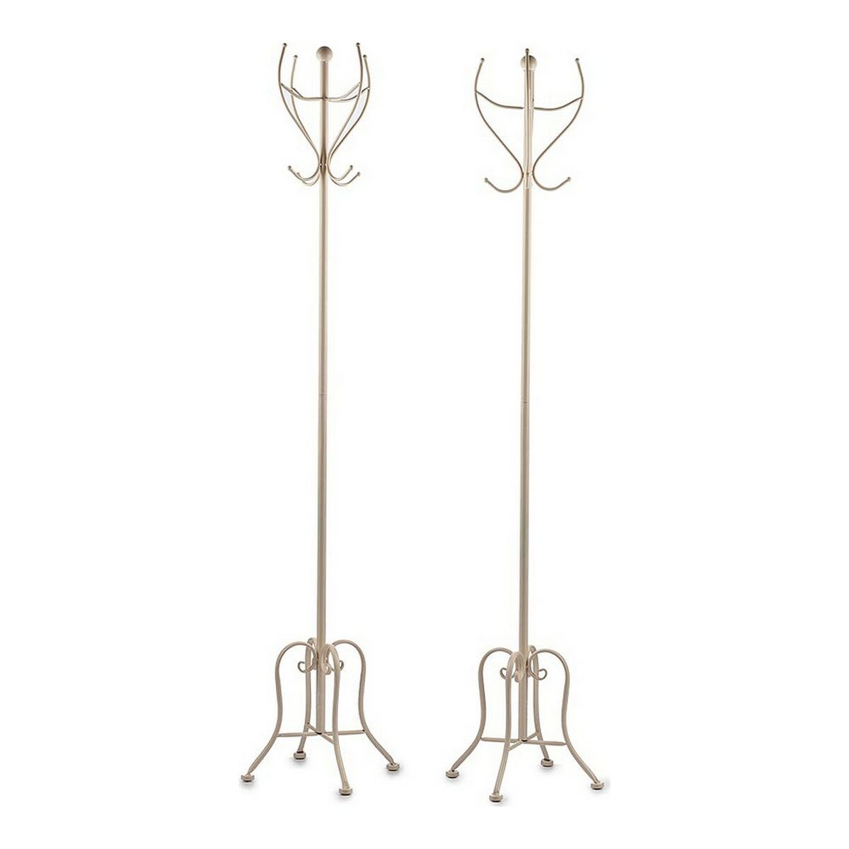 Coat rack Gift Decor Cream Metal 30 x 180 x 30 cm