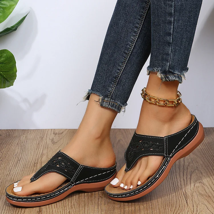 2024 Soft Bottom Massage Orthopedic Flip-Flops  Stunahome.com