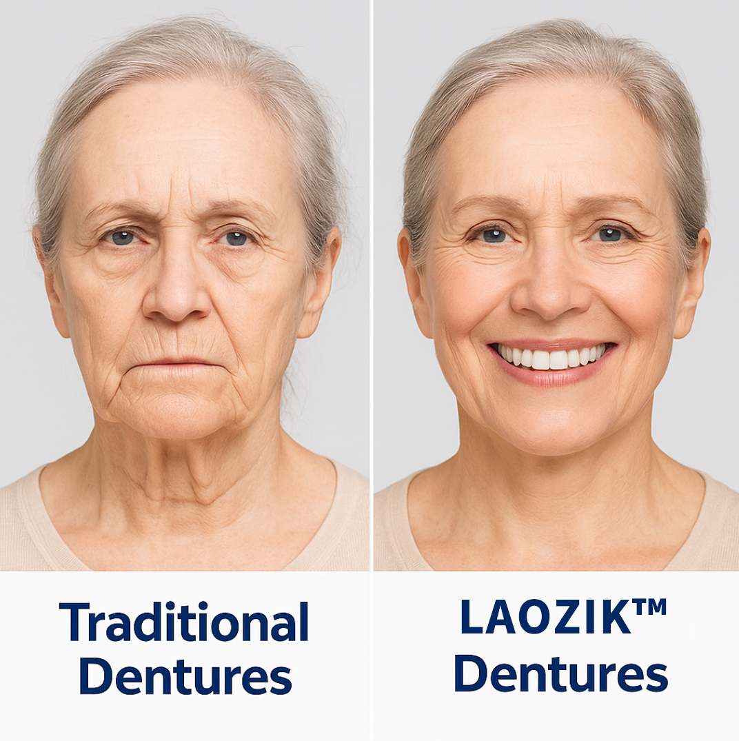 LAOZIK™ Custom-Fit Functional Dentures — Perfectly Fitted in Minutes at Home
