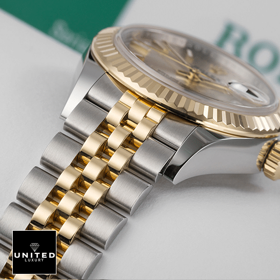 Rolex 126333 Yellow Gold Jubilee Bracelet Replica in the rolex box