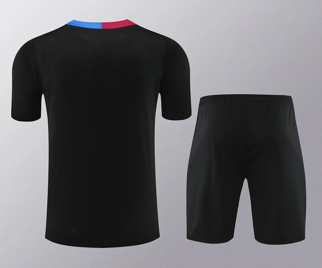 2024/2025 Barcelona pre-match training Black Shirt+Shorts 1:1 Thai Quality