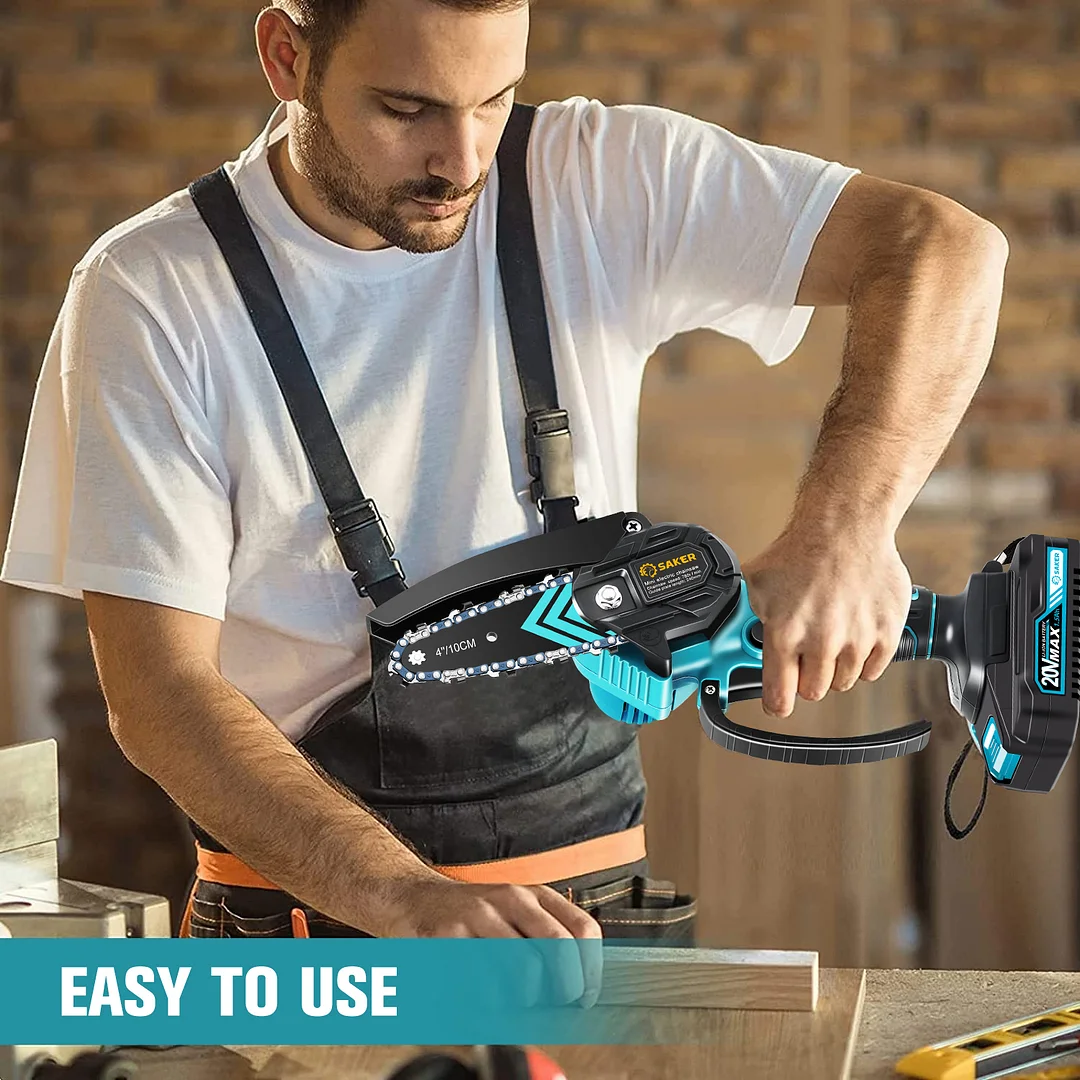 SAKER&reg; Mini Chainsaw 4 Inch