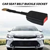 Unviersal Car Front Safety Seat Belt Seatbelt Buckle Socket Connector Camlock