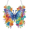 Diamond Painting Butterfly Acrylic Hanging Pendant for Wall Home Decor