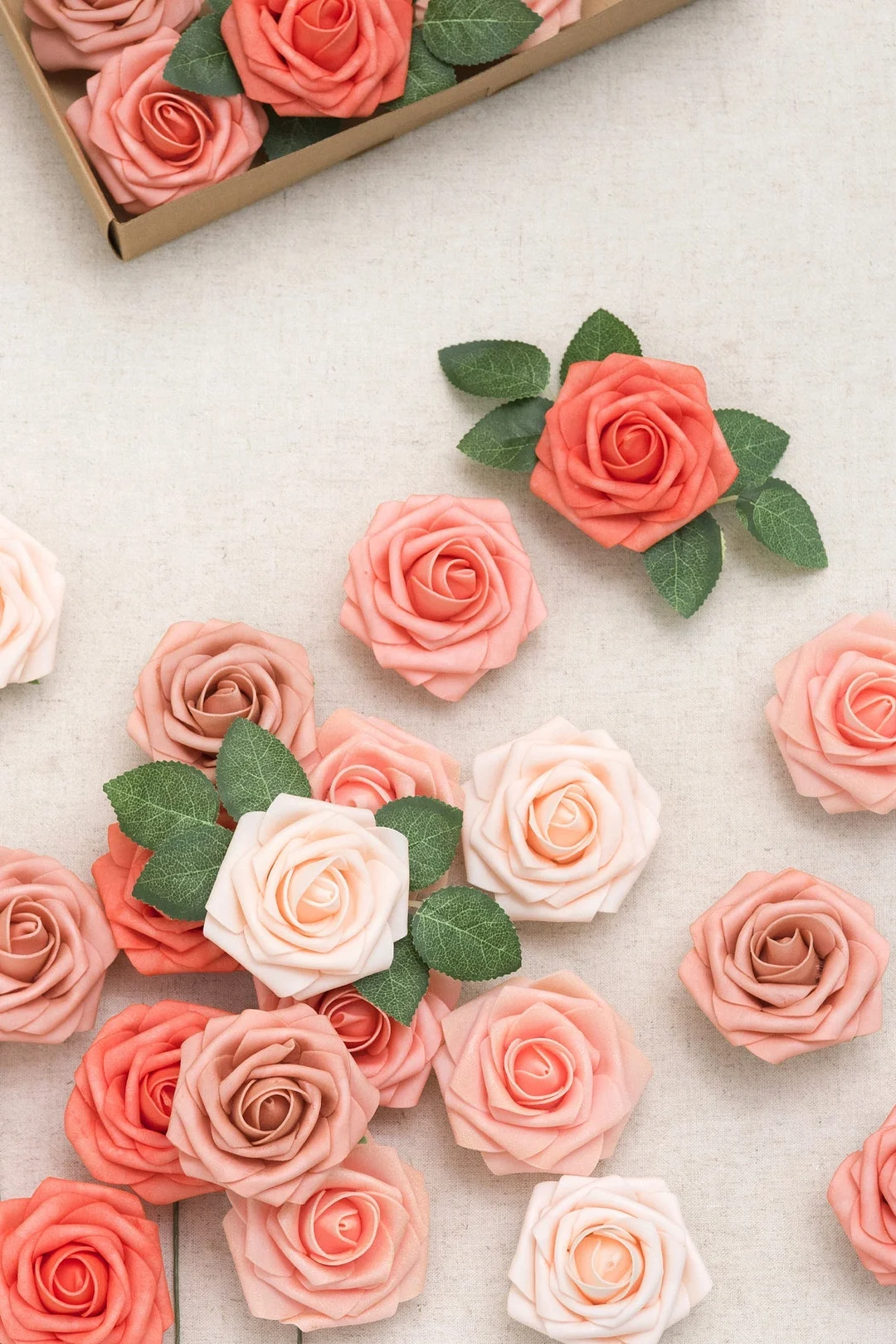 3" Foam Rose with Stem - 56 Colors