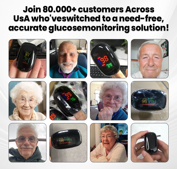 BQYOOM™ Advanced Laser Glucose Monitor – No Pricks, 99.9% Accuracy!