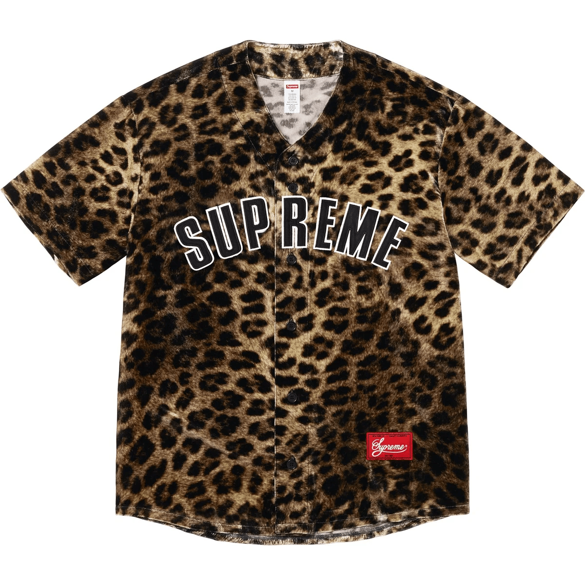 Supreme Velvet Baseball Jersey