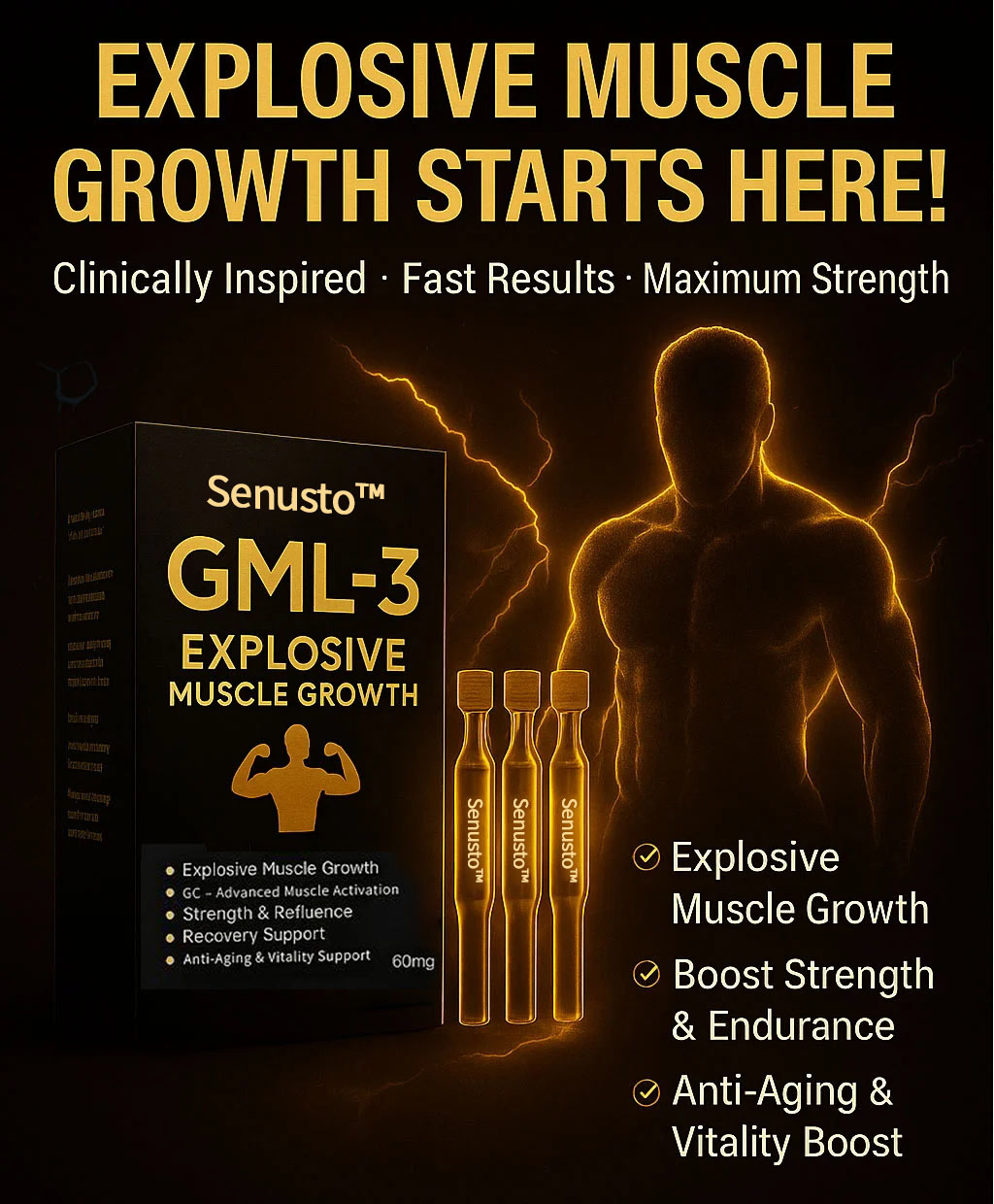Senusto GML-3 Six-in-One Muscle Growth Oral Solution 20 919743e70f12da4eaf5fc26b03570100