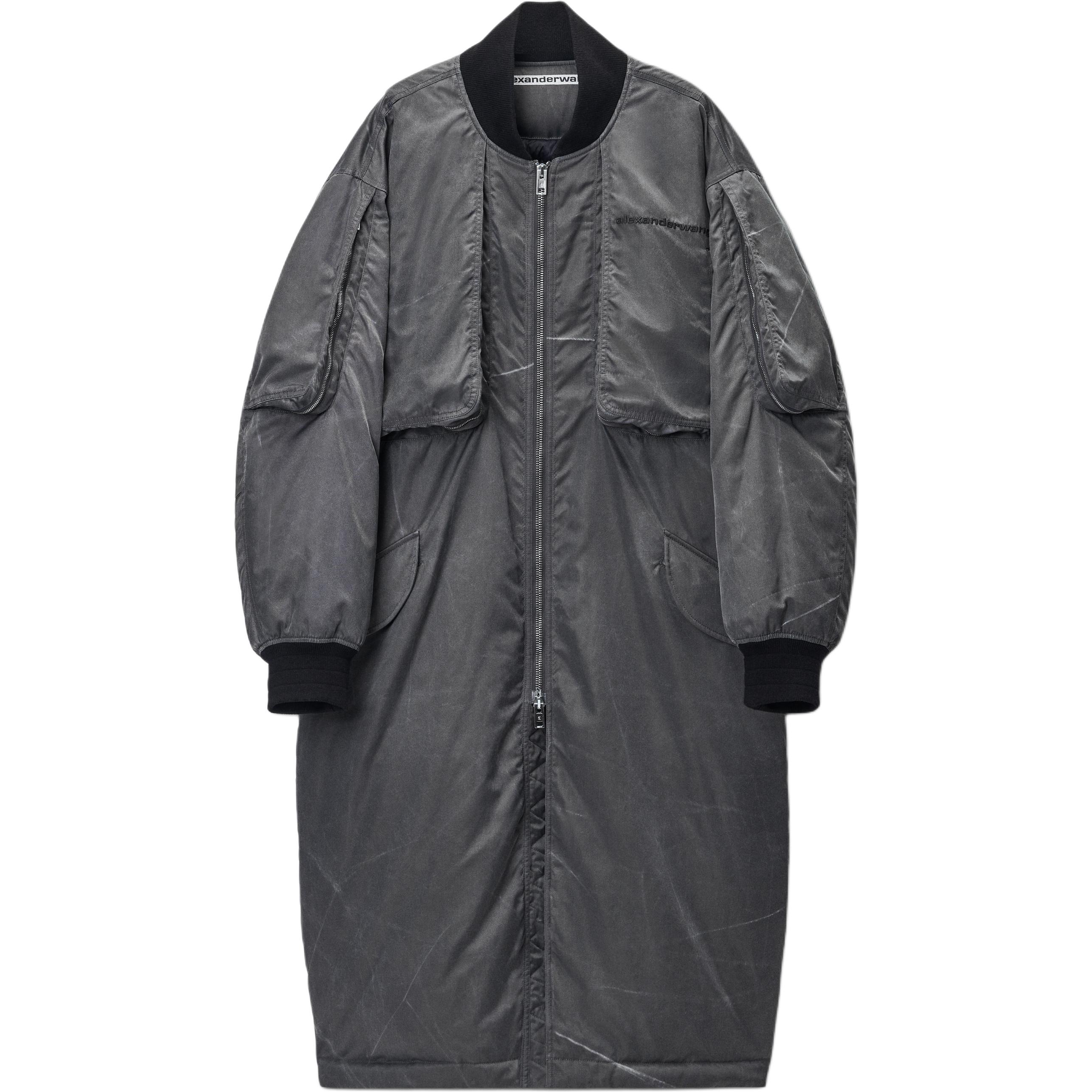Alexander Wang Parka Coats Unisex Black