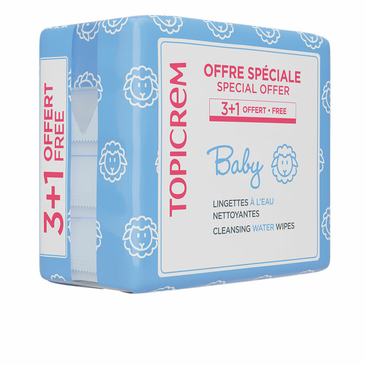 Moist Wipes Topicrem BABY (pack of 4) (60 Units)