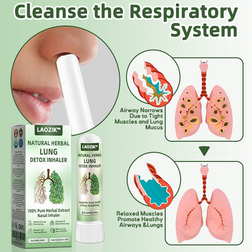 LAOZIK™ Natural Herbal Lung Detox Inhaler