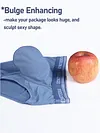 FreeLonger Men's Comfy Separate Big Pouch Boxer Briefs
