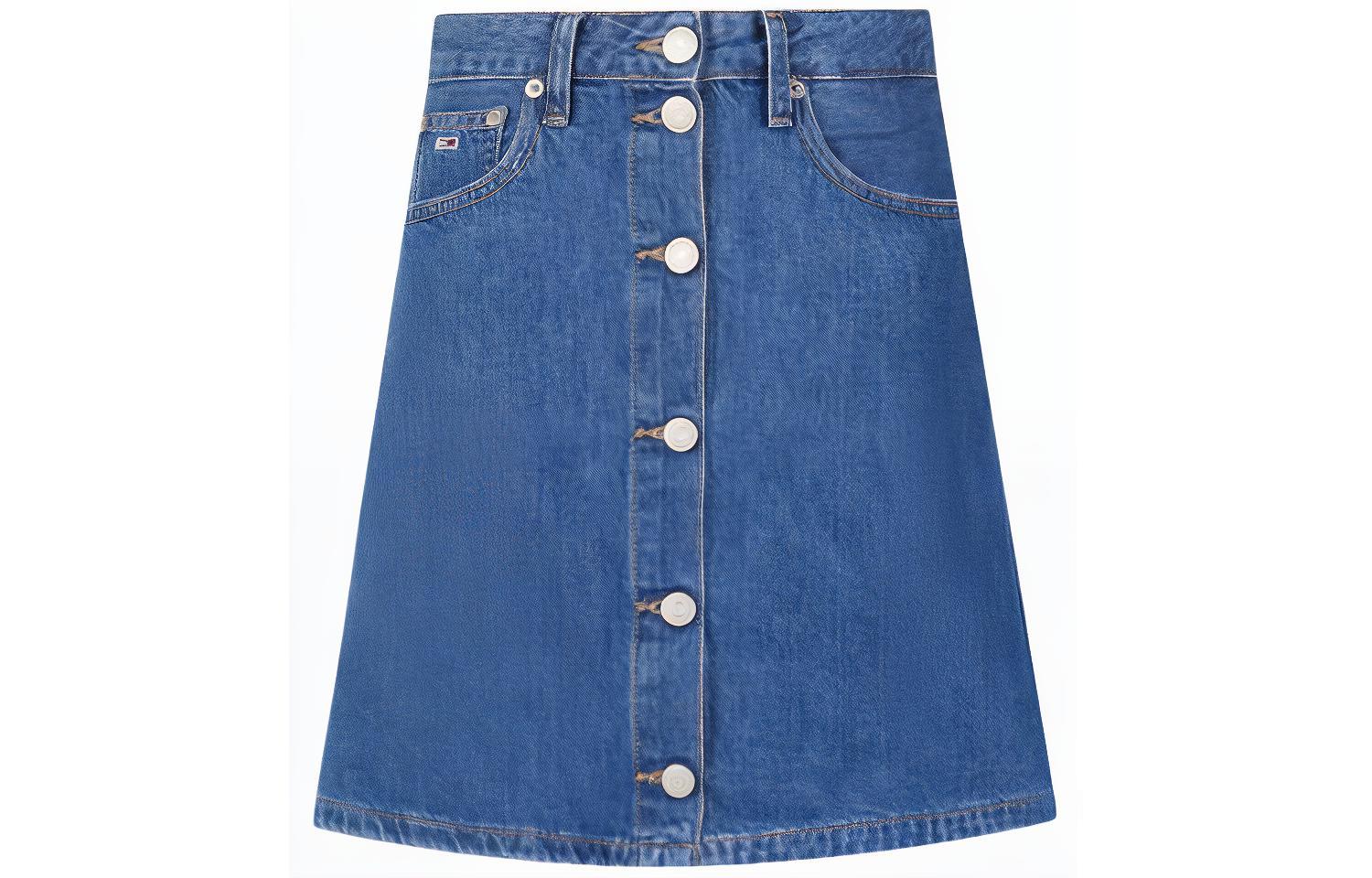 Tommy Hilfiger Casual Short Skirts Women's Denim Blue 1A5