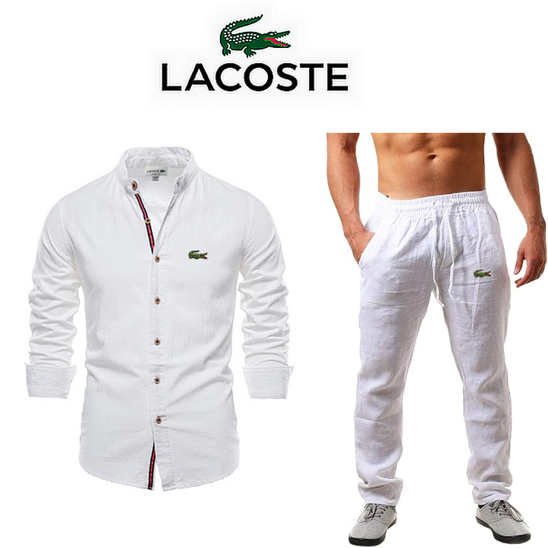 Lacoste® Férfi nyári lezser szett