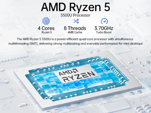 AMD Ryzen 5 3500U Mini PC -- NucBox G10