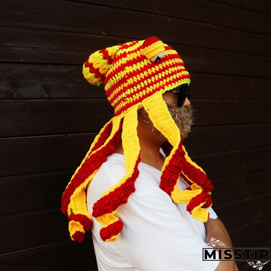 Octopus Head Knit Beanie