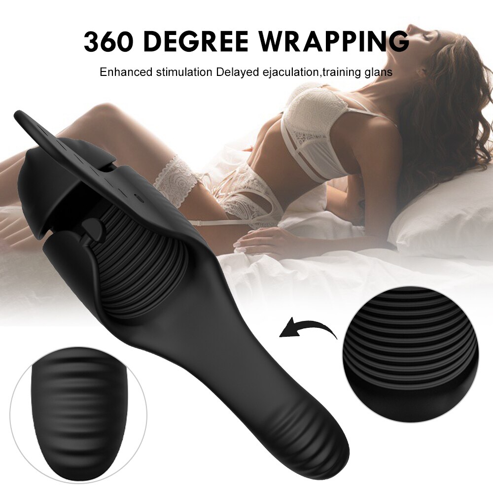 10-Mode Automatic Glans Penis Delay Massager