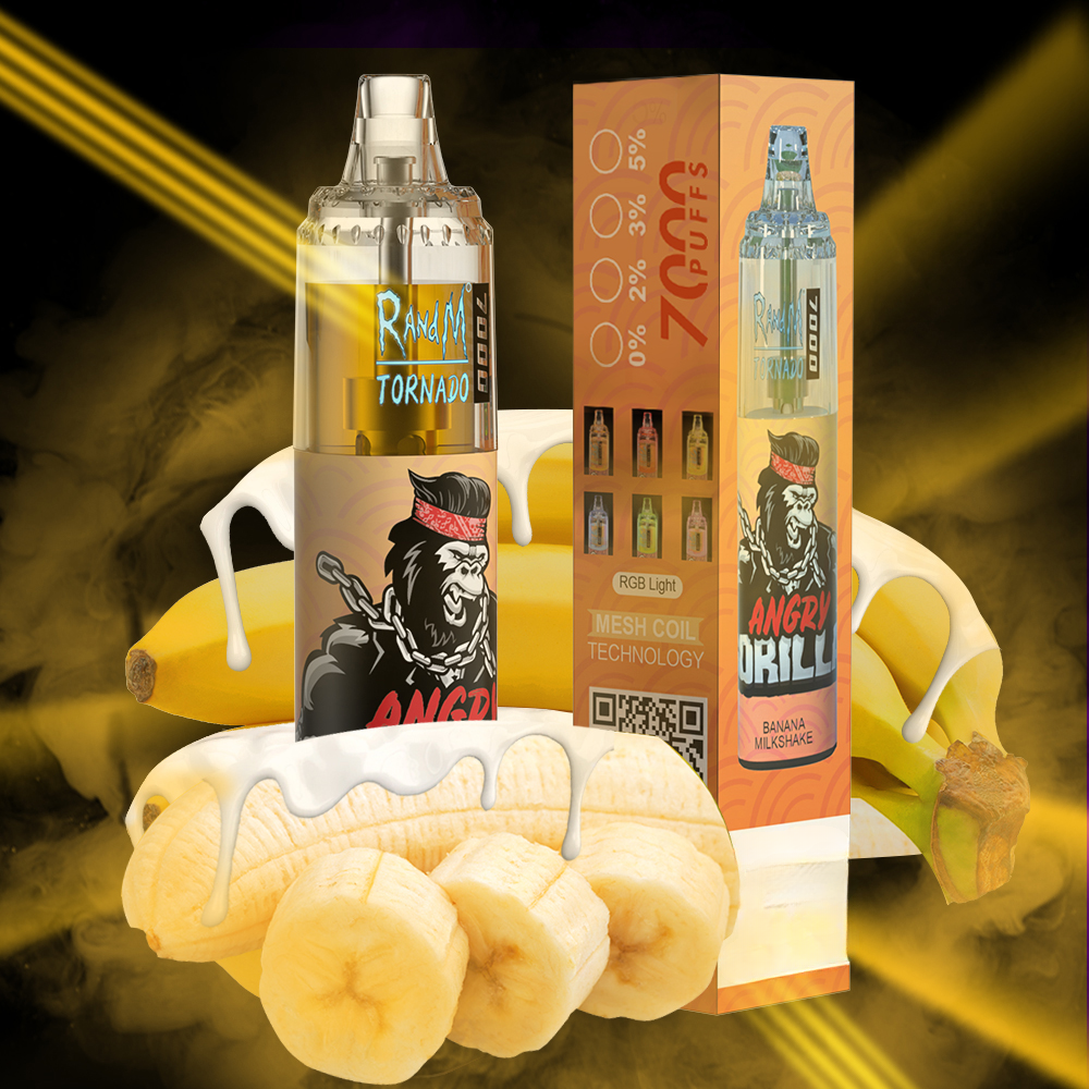 Randm Tornado 7000 BANANENMILCHSHAKE  fumotvapeshop