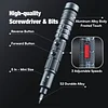 CS0601A Mini Electric Screwdriver Set 3-Speed Torque Settings With 28 Precision Magnetic Bits For Electronics Repair