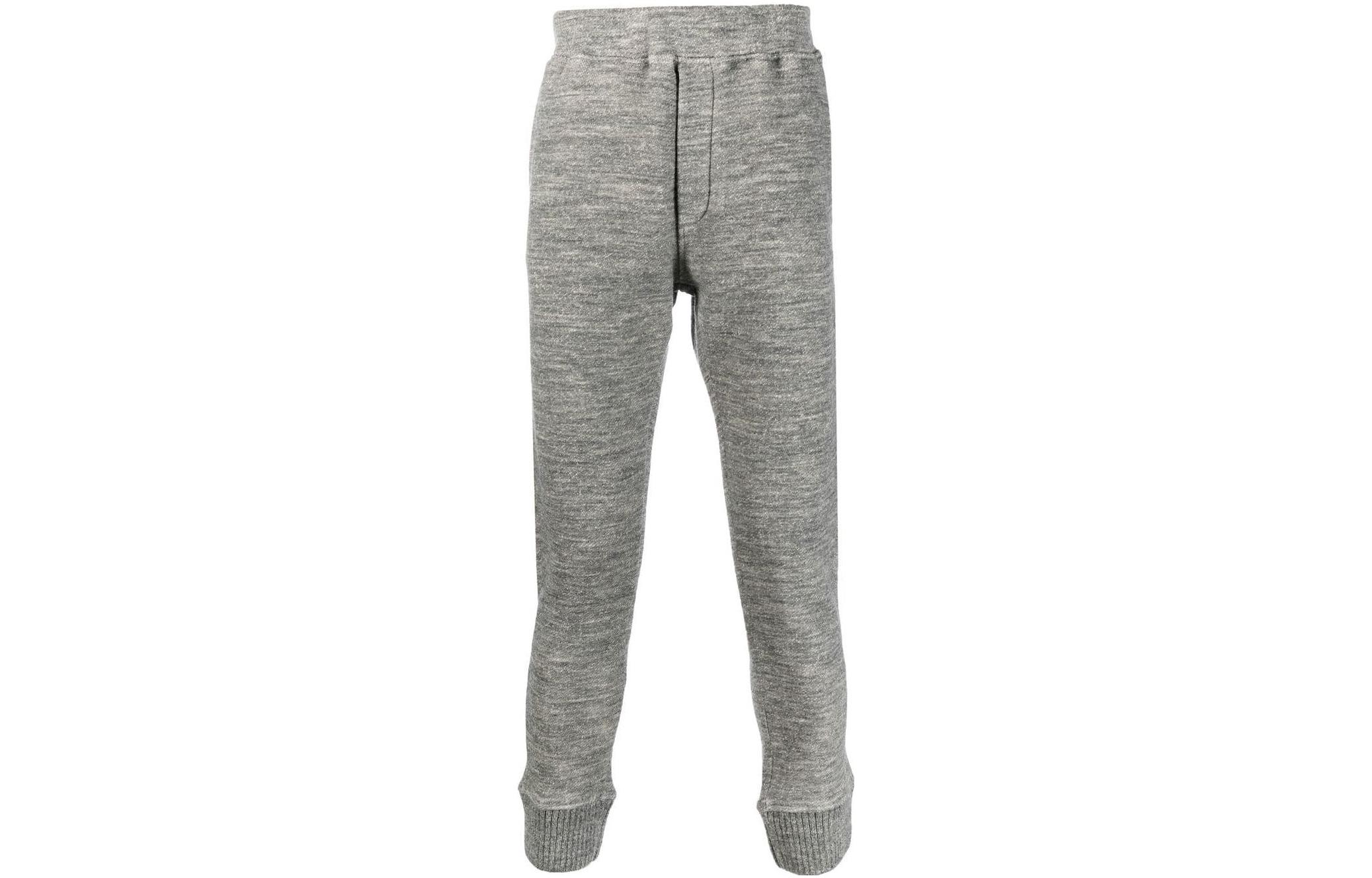 DSQUARED 2 Knitted Sweatpants Men Gray