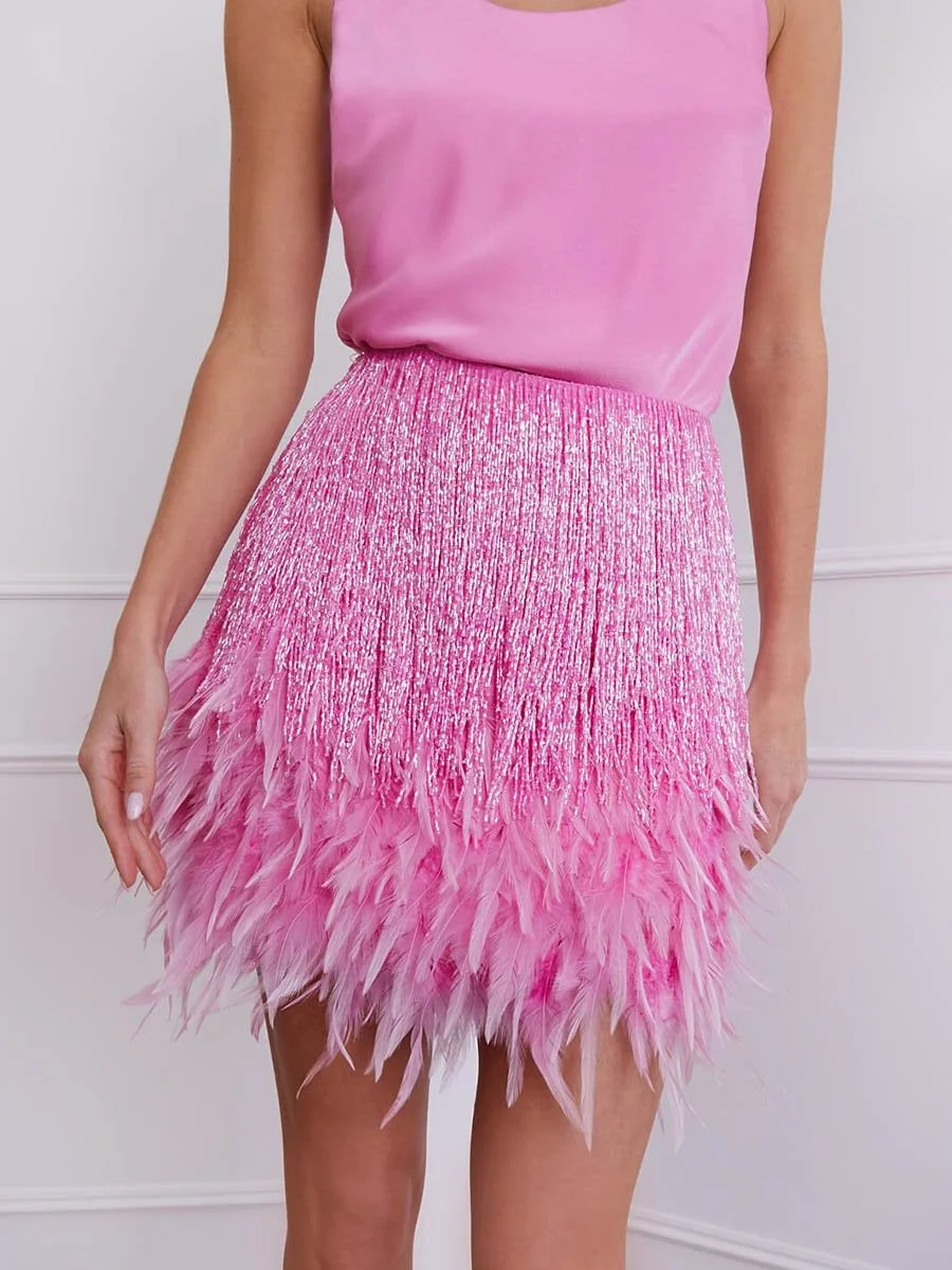Tassel party mini dress