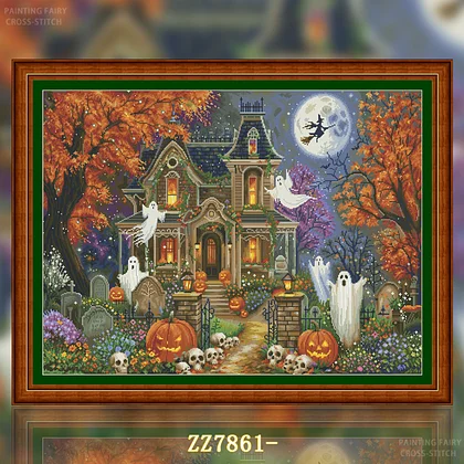 Landscape Architecture Cross stitch kit_ Painting Fairy Cross Stitch