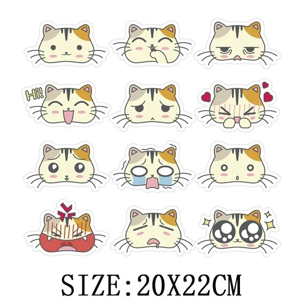 Cute Animals Heat Sticker On T-shirt DIY A-levels Iron On Transfer For Clothing Beautiful Design On Kid Clothes Patch Decoration