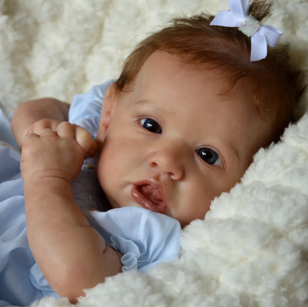12'' Lucien Realistic Reborn Baby Girl Dolls you can put in water
