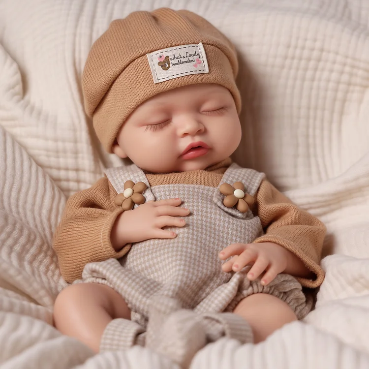 Babeside Nancy 16" Realistic Silicone Sleeping Baby Little Infant Girl Retaining Pacifier Memories You Can Hold