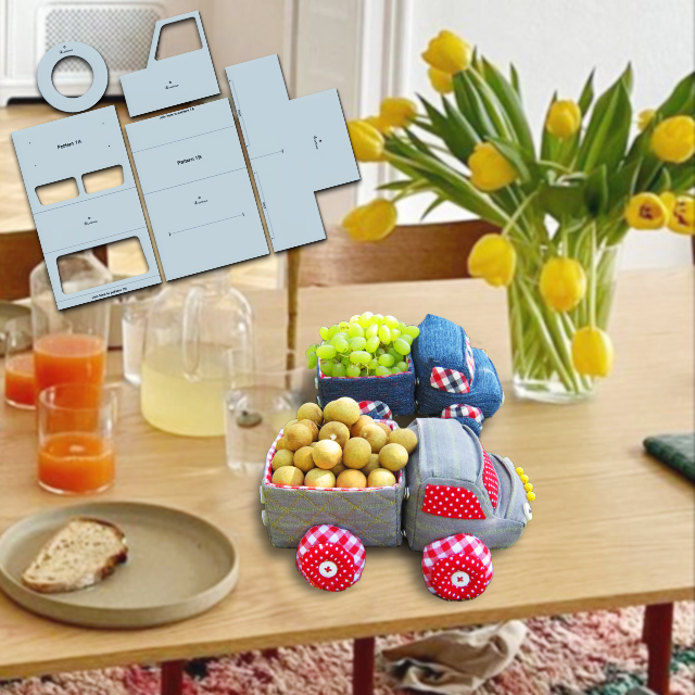 DIY Truck Storage Box Pattern Templates-With Instructions