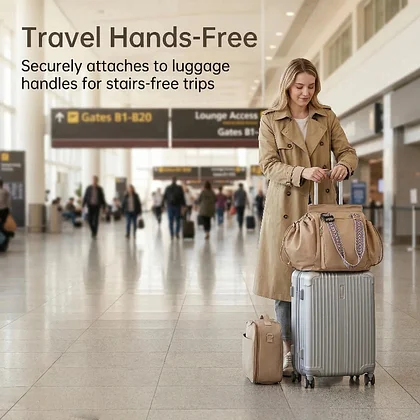 3-in-1 Convertible Large Capacity Tote Bag