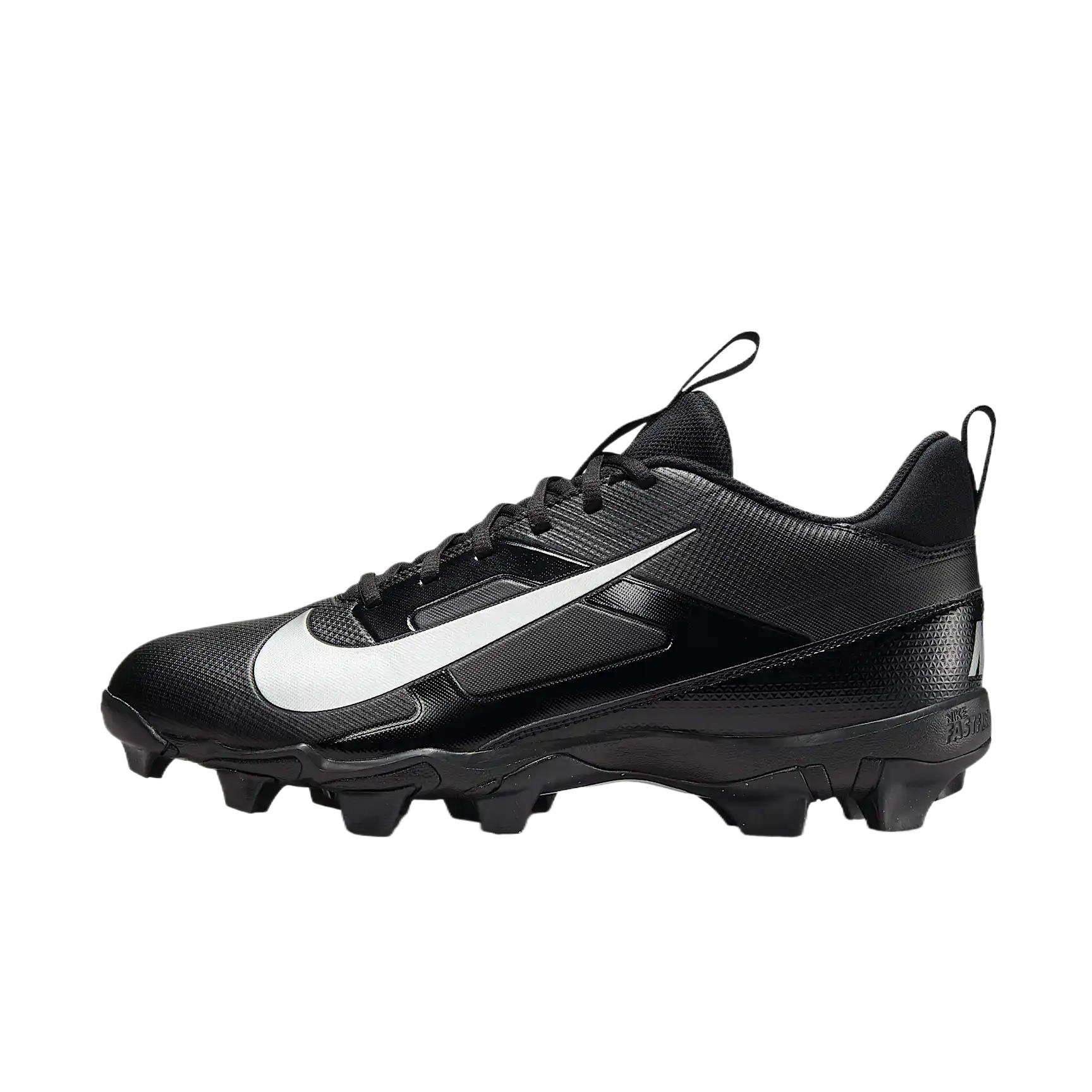 Nike Alpha Menace 4 Cushioning Abrasion Resistant Breathable Soccer Shoes Unisex Black White