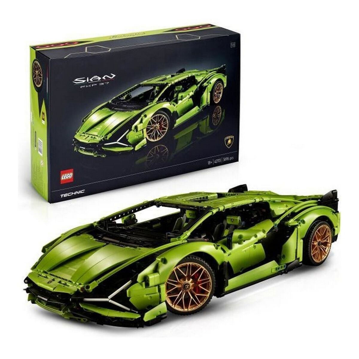 Construction set   Lego Lamborghini Si&aacute;n FKP 37         Multicolour