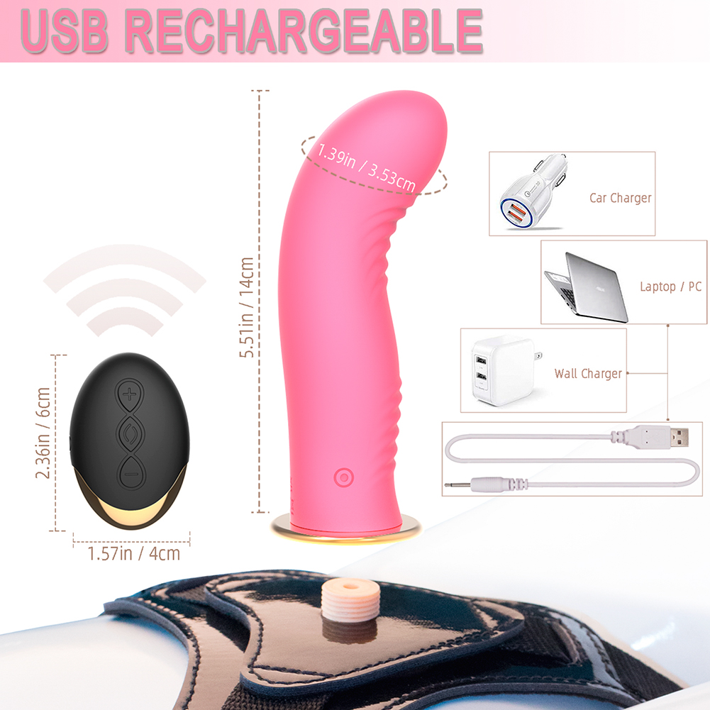 Wireless Remote Control Dildo Vibrator for Couples' Intimacy