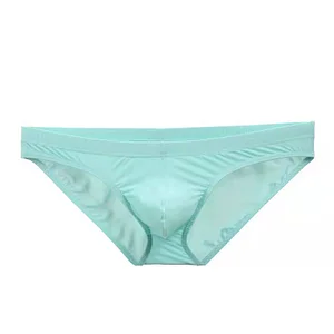 Ice Silk Transparent Low-Rise Quick-Drying Briefs