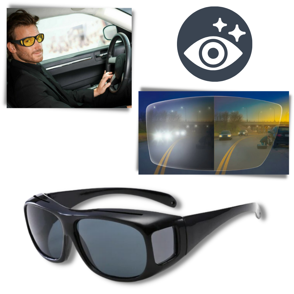 Night driving clarity glasses - Improved Peripheral Vision - Ozerty