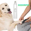 Electric Dog Nail Grinder Rechargeable Pet Nail Trimmer 2-Speed Cat Nail Grinder