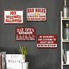 4PCS Beer Warning - Vintage Metal Signs Set - 20*30cm/30*40cm - Warning